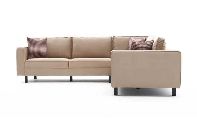 Kaletea Sofa m. Chaiselong 4-Pers. - Beige - Møbler - Sofaer - Hjørnesofa - Hjørnesofa med chaiselong