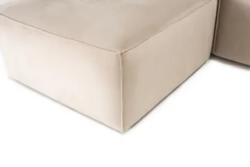 Kaolins Sofa med Chaiselong 3-personers - Creme - Møbler - Sofaer - Sofa med chaiselong