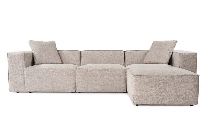 Kaolins Sofa med Chaiselong 3-personers - Mokka - Møbler - Sofaer - Sofa med chaiselong