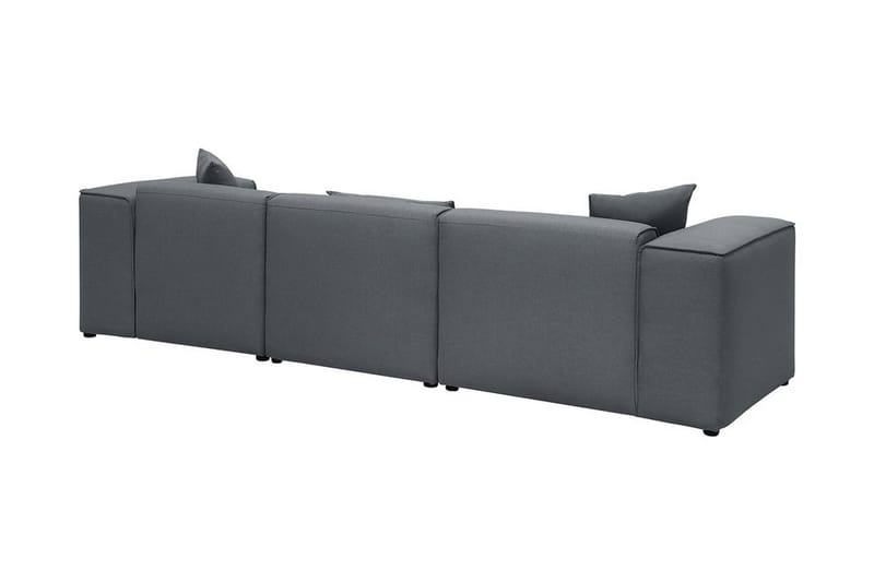 Kimathi Hjørnesofa - Grå - Sofa med chaiselong - 3 personers sofa med chaiselong