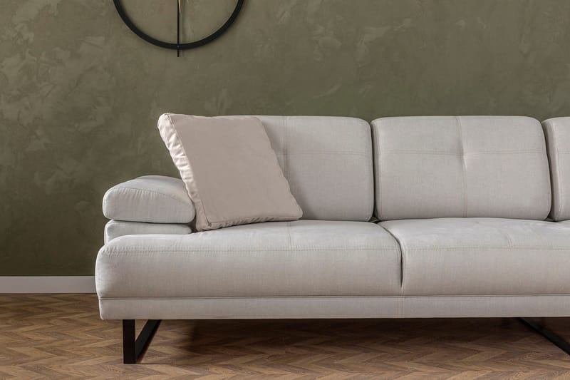 Kitimat Chaiselongsofa 3-personers - Beige - Møbler - Sofaer - Sofa med chaiselong - 3 personers sofa med chaiselong