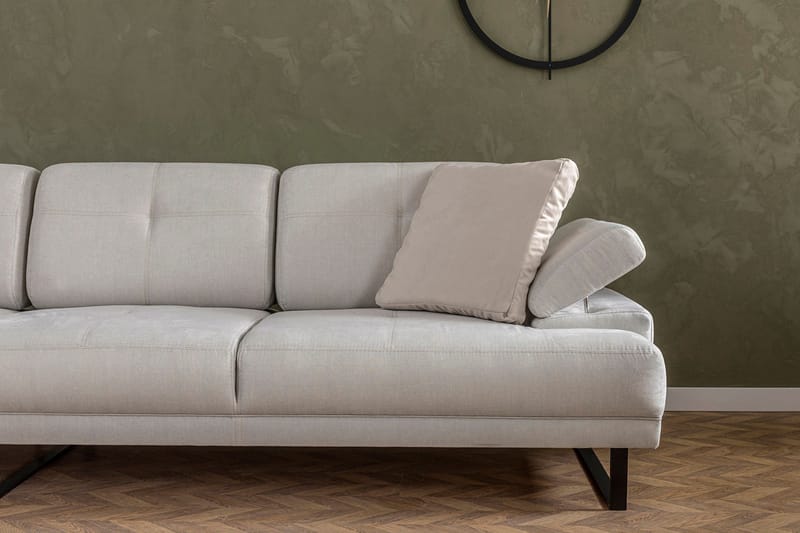 Kitimat Chaiselongsofa 3-personers - Beige - Møbler - Sofaer - Sofa med chaiselong - 3 personers sofa med chaiselong