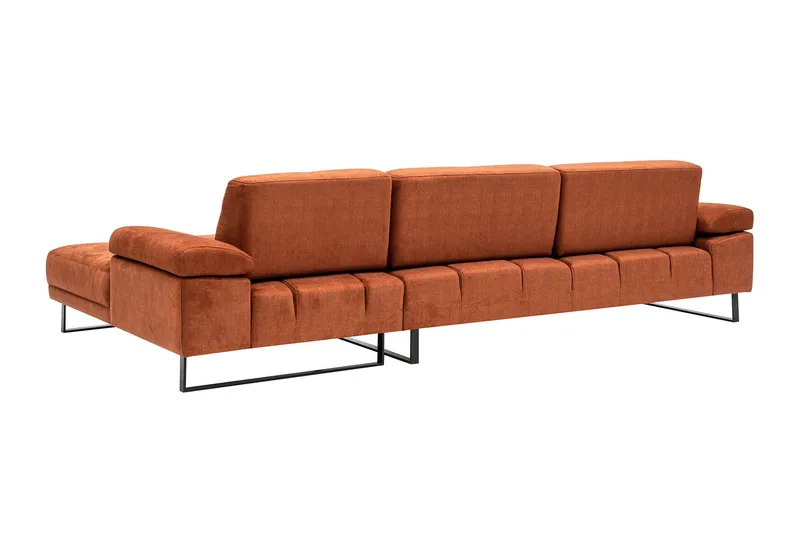 Kitimat Chaiselongsofa 3-personers - Orange - Møbler - Sofaer - Sofa med chaiselong - 3 personers sofa med chaiselong