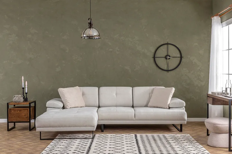 Kitimat Chaiselongsofa 3-personers, Beige