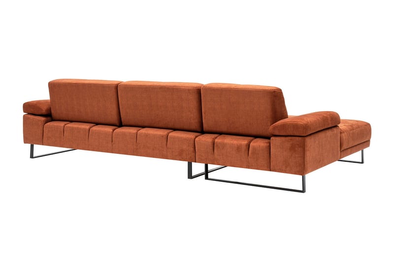 Kitimat Chaiselongsofa 3-personers - Orange - Møbler - Sofaer - Sofa med chaiselong - 3 personers sofa med chaiselong