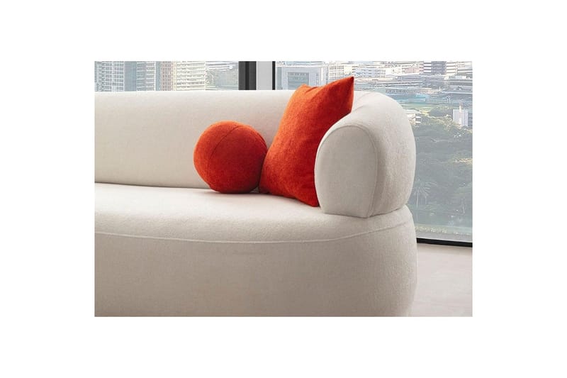 Kollumber Sofa med divan 3-personers - Hvid - Møbler - Sofaer - Sofa med chaiselong