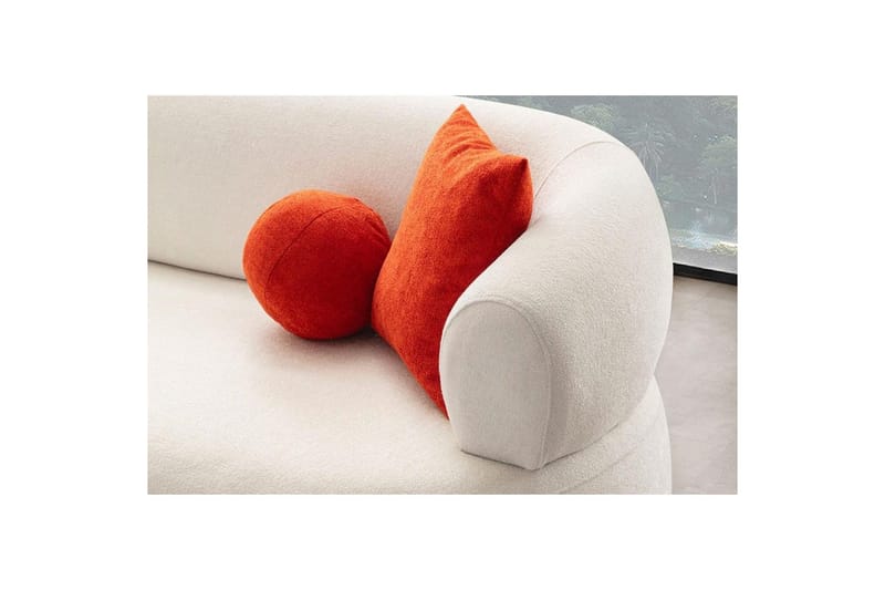 Kollumber Sofa med divan 3-personers - Hvid - Møbler - Sofaer - Sofa med chaiselong