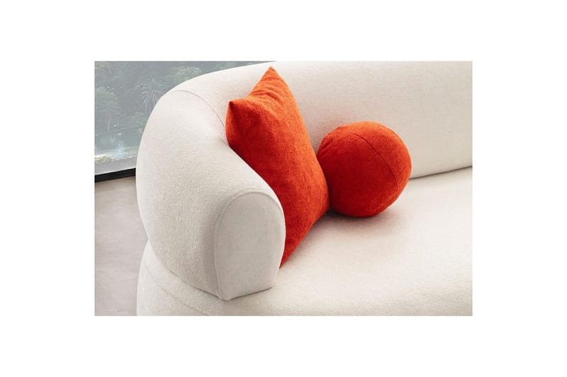 Kollumber Sofa med divan 3-personers - Hvid - Møbler - Sofaer - Sofa med chaiselong