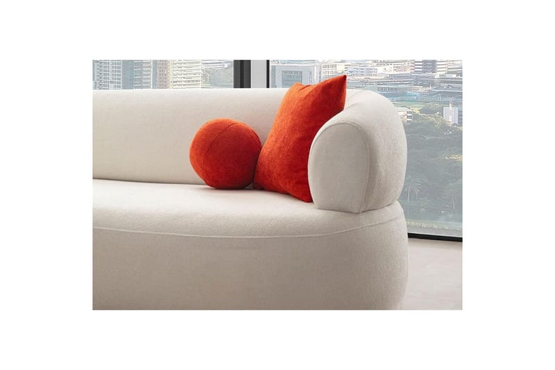 Kollumber Sofa med divan 3-personers - Hvid - Møbler - Sofaer - Sofa med chaiselong