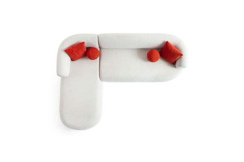 Kollumber Sofa med divan 3-personers - Hvid - Møbler - Sofaer - Sofa med chaiselong