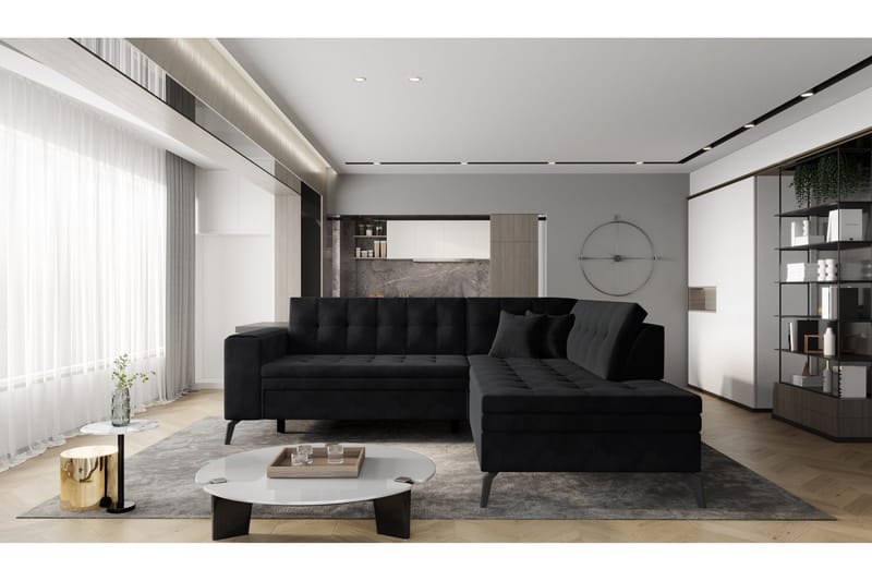 Lanvin Sofa med Chaiselong Højre, undefined