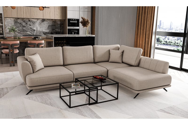 Larde Sofa med Chaiselong Højre, undefined