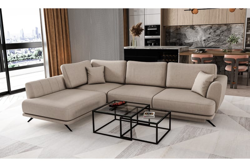 Larde Sofa med Chaiselong Venstre - Sofa med chaiselong