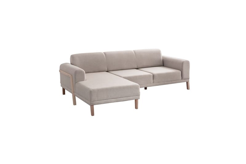 Latrona Sofa med divan 3-personers - Cremehvid - Møbler - Sofaer - Sofa med chaiselong