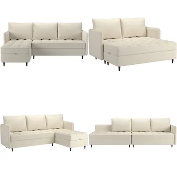 Lindhus Sofa med Divan 3-sæder - Grå - Møbler - Sofaer - Sofa med chaiselong