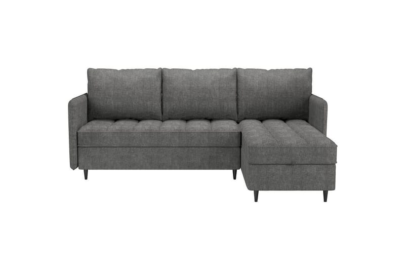 Lindhus Sofa med Divan 3-sæder, Grå