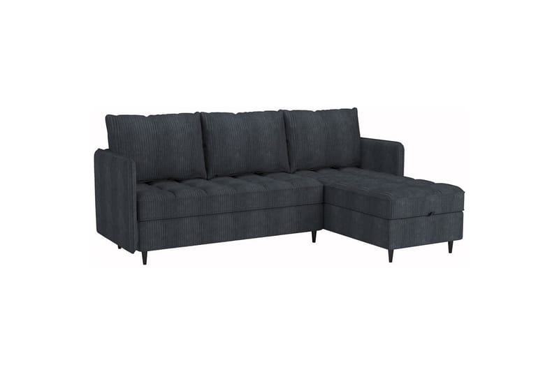 Lindhus Sofa med Divan 3-sæder - Grå - Møbler - Sofaer - Sofa med chaiselong