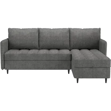 Lindhus Sofa med Divan 3-sæder - Grå - Møbler - Sofaer - Sofa med chaiselong