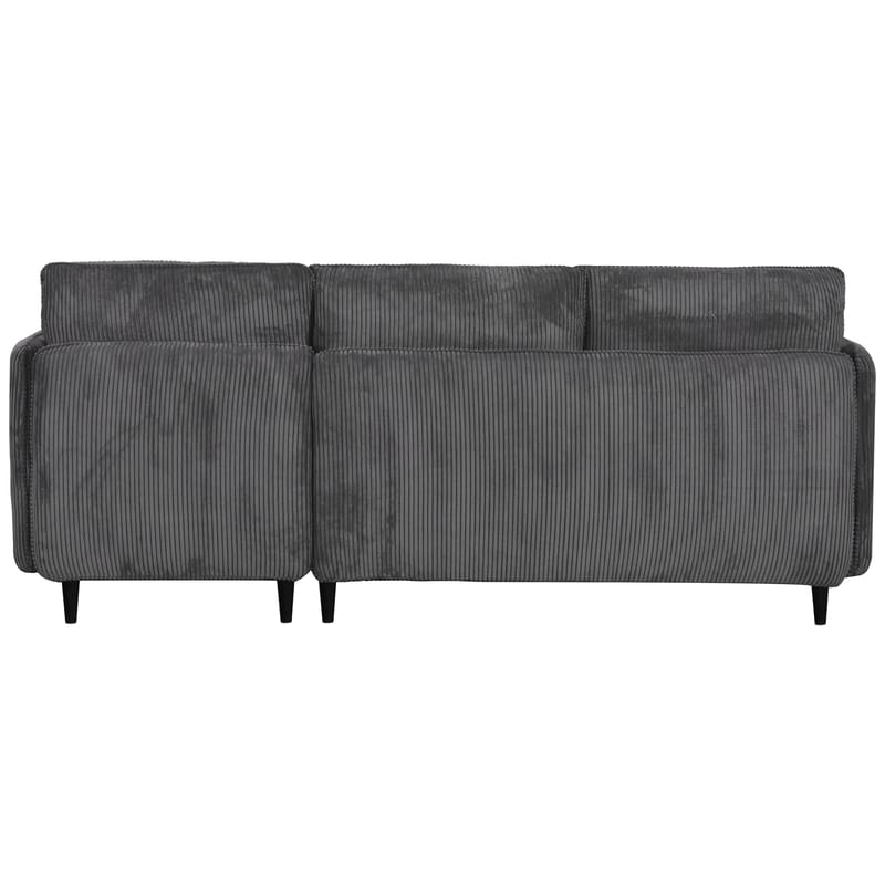 Lindhus Sofa med Divan 3-sæder - Grå - Møbler - Sofaer - Sofa med chaiselong