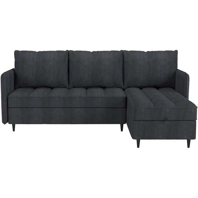 Lindhus Sofa med Divan 3-sæder - Grå - Møbler - Sofaer - Sofa med chaiselong