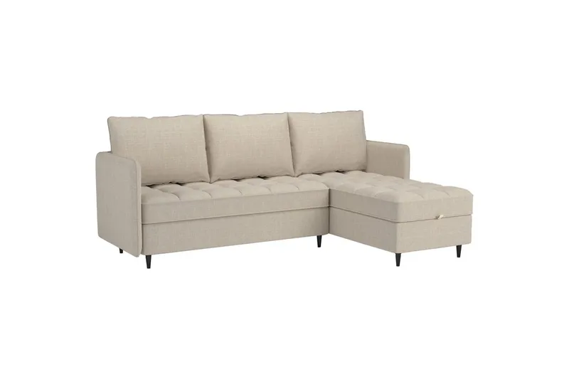 Lindhus Sofa med Divan 3-sæder - Hvid - Møbler - Sofaer - Sofa med chaiselong