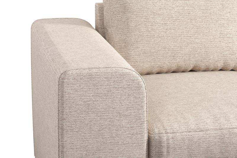 Link 3-personers Vendbar L-formet Divansofa i Stof - Beige - Møbler - Sofaer - Sofa med chaiselong