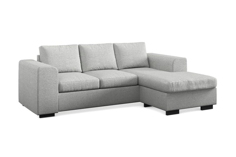 Link 3-personers Vendbar L-formet Divansofa i Stof - Lysegrå - Møbler - Sofaer - Sofa med chaiselong