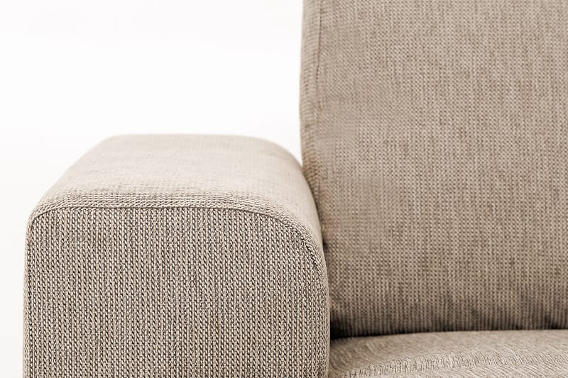 Link 4-personers Venstrevendt L-formet Large Chaiselongsofa i Stof - Beige - Møbler - Sofaer - Sofa med chaiselong