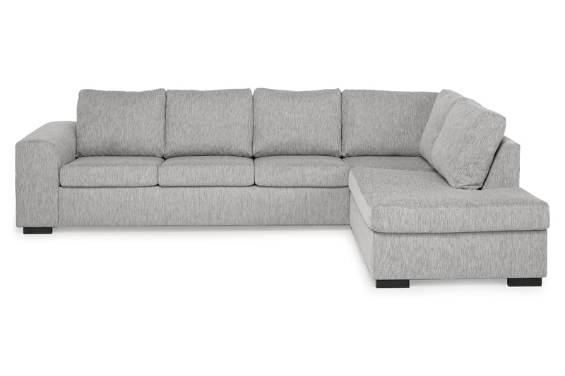 Link 4-personers Højrevendt L-formet Large Chaiselongsofa i Stof - Lysegrå - Møbler - Sofaer - Sofa med chaiselong