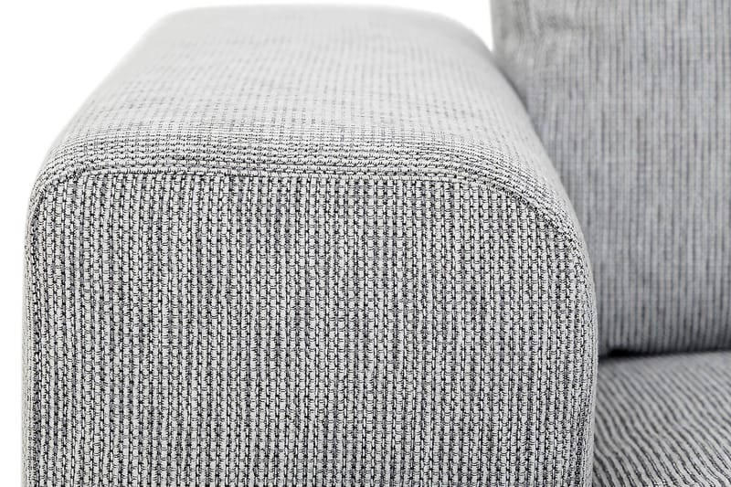 Link 4-personers Højrevendt L-formet Large Chaiselongsofa i Stof - Lysegrå - Møbler - Sofaer - Sofa med chaiselong