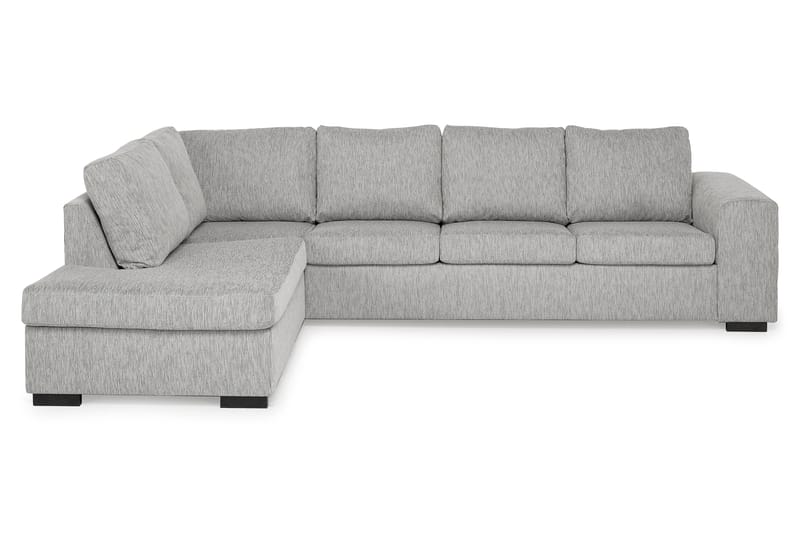 Link 4-personers Venstrevendt L-formet Large Chaiselongsofa i Stof - Lysegrå - Møbler - Sofaer - Sofa med chaiselong