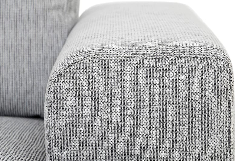 Link 4-personers Venstrevendt L-formet Large Chaiselongsofa i Stof - Lysegrå - Møbler - Sofaer - Sofa med chaiselong