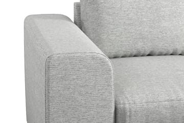 Link 4-personers Højrevendt L-formet Chaiselongsofa i Stof - Lysegrå - Møbler - Sofaer - Sofa med chaiselong