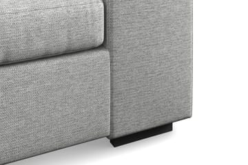 Link 4-personers Højrevendt L-formet Chaiselongsofa i Stof - Lysegrå - Møbler - Sofaer - Sofa med chaiselong