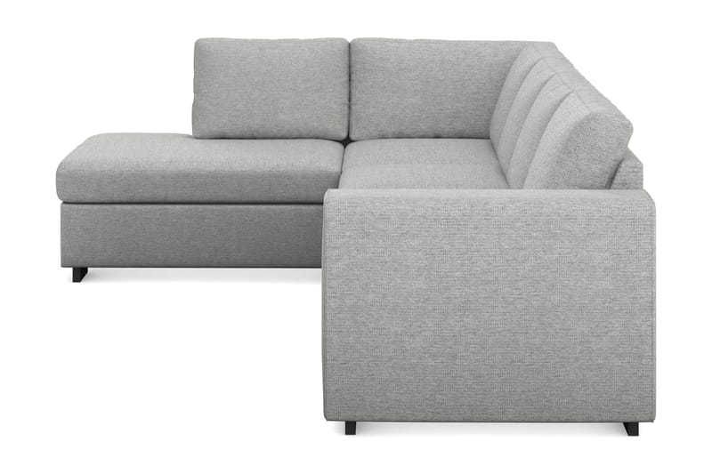 Link 4-personers Venstrevendt L-formet Chaiselongsofa i Stof - Lysegrå - Møbler - Sofaer - Sofa med chaiselong