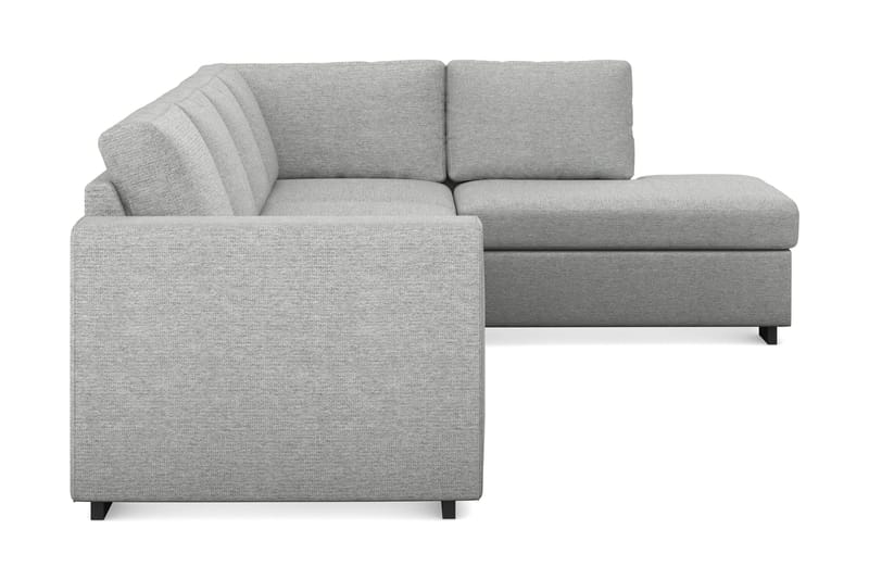 Link 4-personers Højrevendt L-formet Large Chaiselongsofa i Stof - Lysegrå - Møbler - Sofaer - Sofa med chaiselong