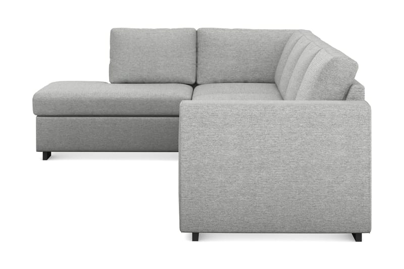 Link 4-personers Venstrevendt L-formet Large Chaiselongsofa i Stof - Lysegrå - Møbler - Sofaer - Sofa med chaiselong