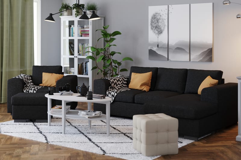 Link Chaiselongsofa 3-pers Vendbar - Sofa med chaiselong - 3 personers sofa med chaiselong