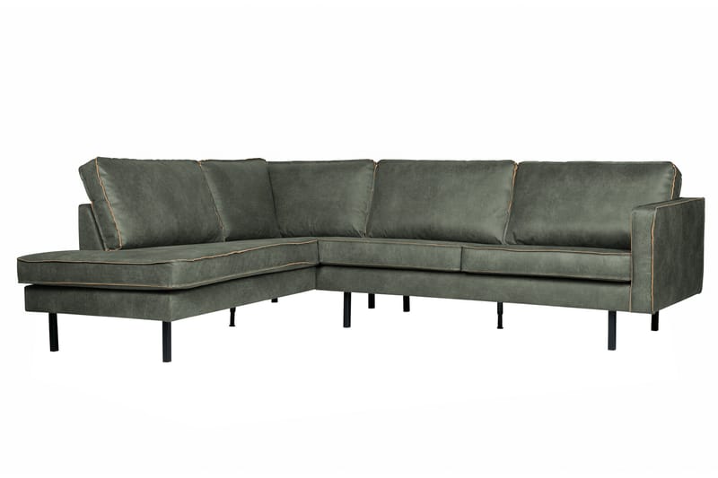 Lissbon Hjørnesofa - Armygrøn - Møbler - Sofaer - Sofa med chaiselong