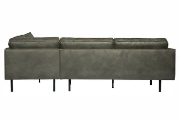 Lissbon Hjørnesofa - Armygrøn - Møbler - Sofaer - Sofa med chaiselong