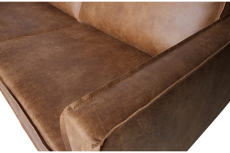 Lissbon Hjørnesofa - Cognac - Møbler - Sofaer - Sofa med chaiselong