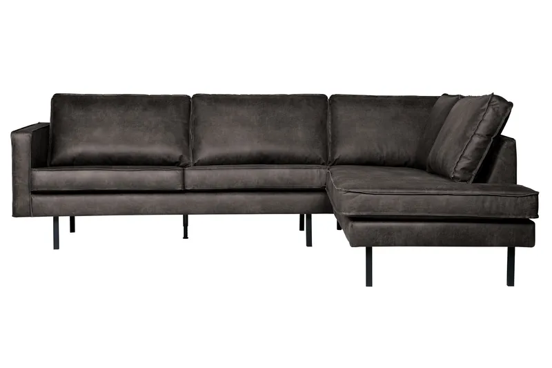 Lissbon Hjørnesofa, Sort