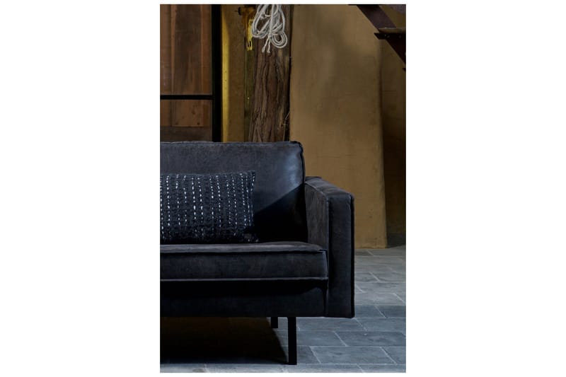 Lissbon Hjørnesofa - Sort - Møbler - Sofaer - Sofa med chaiselong