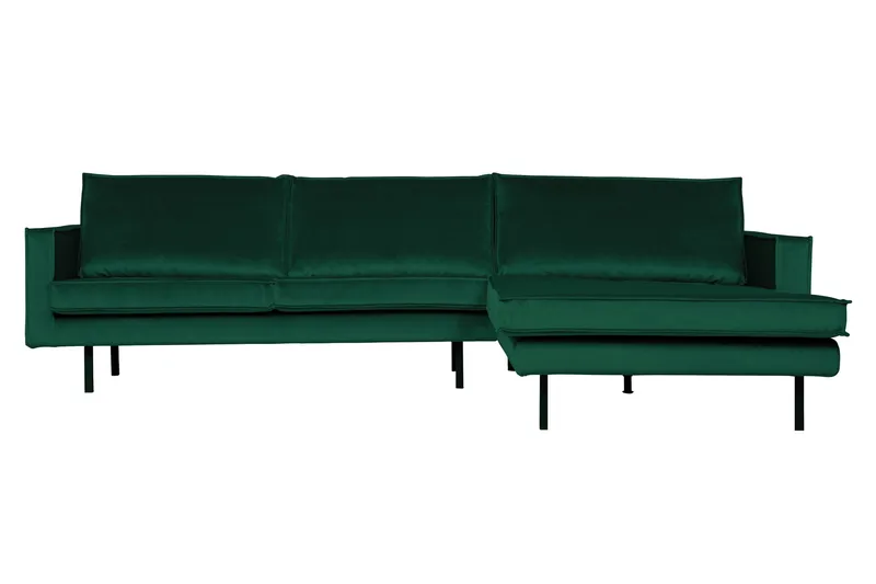 Lissbon Sofa med Chaiselong Højre, Grøn