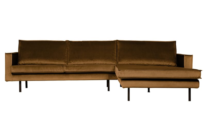 Lissbon Sofa med Chaiselong Højre - Honninggul - Møbler - Sofaer - Sofa med chaiselong