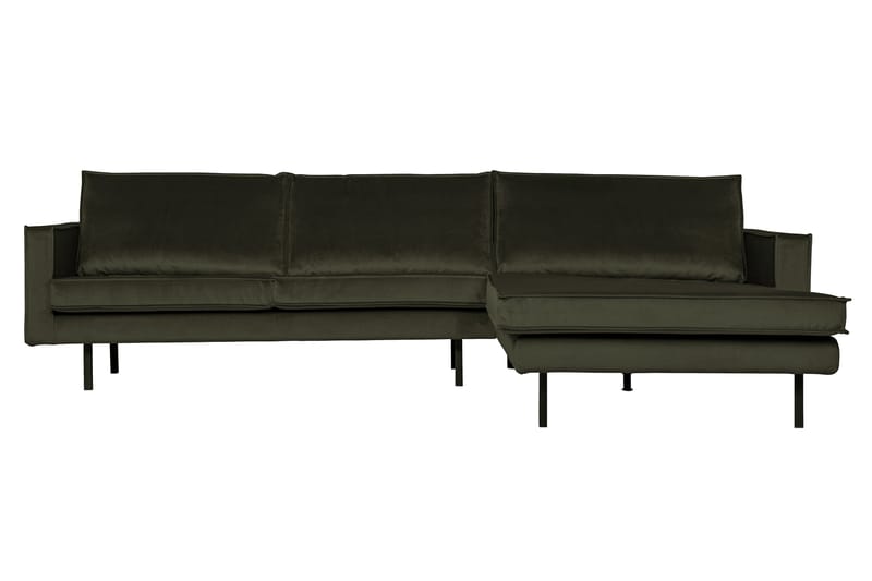 Lissbon Sofa med Chaiselong Højre - Mørkegrøn - Møbler - Sofaer - Sofa med chaiselong
