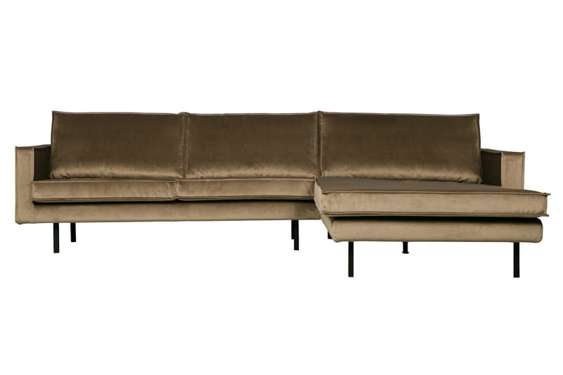 Lissbon Sofa med Chaiselong Højre - Taupe - Møbler - Sofaer - Sofa med chaiselong