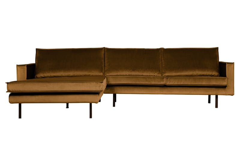 Lissbon Sofa med Chaiselong Venstre - Honninggul - Møbler - Sofaer - Sofa med chaiselong