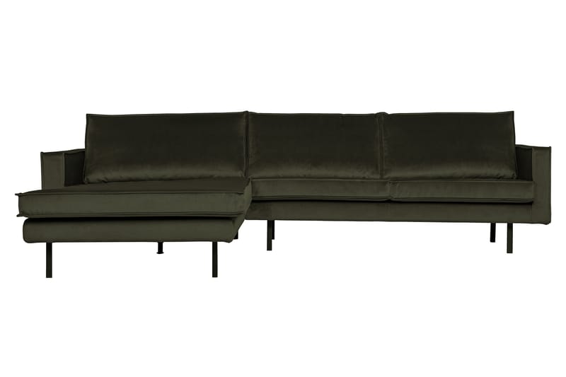 Lissbon Sofa med Chaiselong Venstre - Mørkegrøn - Møbler - Sofaer - Sofa med chaiselong