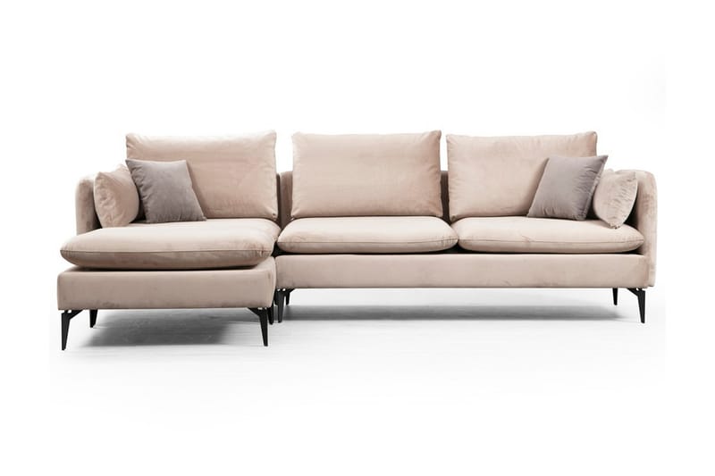 Luces Chaiselongsofa - Beige - Sofa med chaiselong